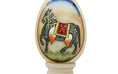 Russian Royal Horse Marble Egg