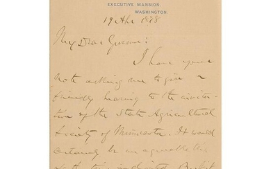 Rutherford B. Hayes Autograph Letter Signed as