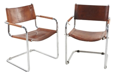 SET OF FOUR MODERNIST STYLE CANTELIEVER CHAIRS