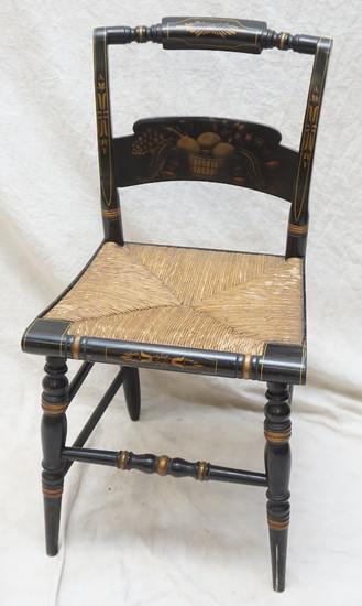 STENCILED HITCHCOCK SIDE CHAIR