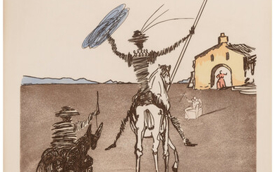 Salvador Dali (1904-1989), The Impossible Dream, from Historia de Don Quichotte de la Mancha (1980)