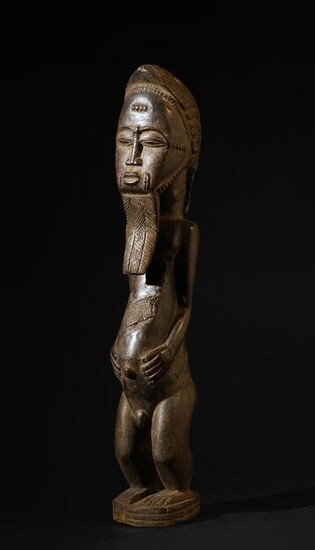 Sculpture - Wood - Baoulé - Ivory Coast