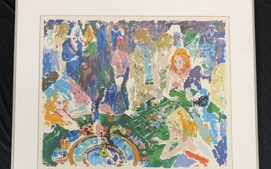 Signed Lithograph "Casino" by LeRoy Neiman 213/300