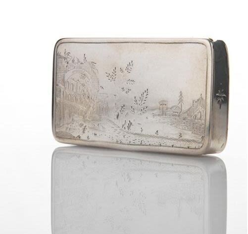Silver Snuff Box, Joachim Friedrich Sebald, Germany, Circa 1800.