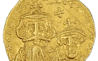 Solidus 654/659, Constantinopel, 8. Off. 4,33 g. sehr schön/vorzüglich, Kratzer...