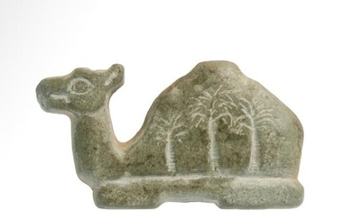 South Arabian Steatite Camel Seal-Amulet, c. 1st-2nd