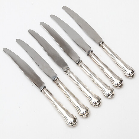 Starter knives 6 silver model Viktoria Förrättsknivar 6 st silver