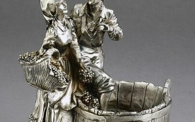 Sterling overlaid figurine by Auro Belcari