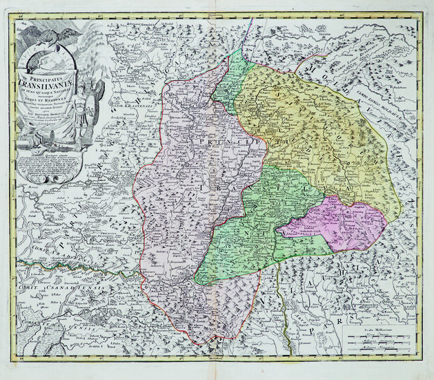 Südosteuropa - Siebenbürgen - "Principatus Transilvaniae in suas quasque