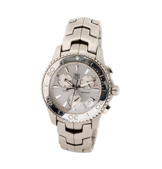 TAG Heuer A wristwatch of steel. Model Link, ref. CJ1111. Quartz chronograph...