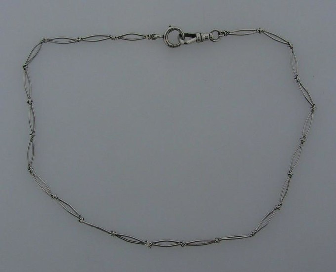 TIMELESS 14k White Gold Watch Chain