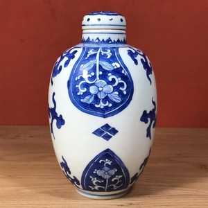 Tea caddy - Porcelain - Kangxi period! - China - 17th century