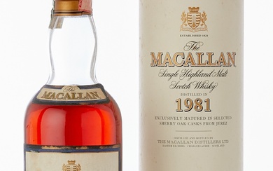 The Macallan 18 Year Old 43.0 abv 1981 (1 BT70)