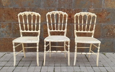 Three Chiavari chairs, 1950s