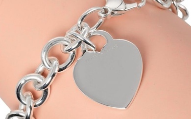 Tiffany Return Toe Heart Tag Bracelet Silver 925 TIFFANY&Co.