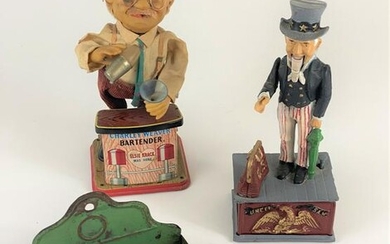 Tin Toys, Advertising, and Miscellaneous Items