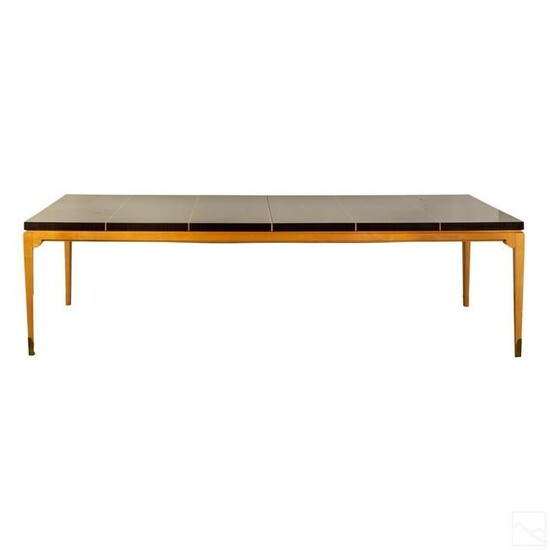 Tommi Parzinger Inlaid 108" Extension Dining Table
