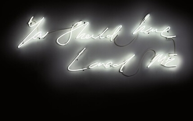 Tracey Emin, You should have loved ME