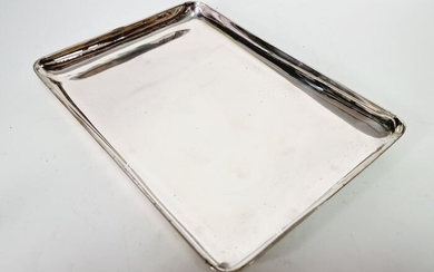 Tray, 26x18.5cm - .833 silver - Portugal - Mid 20th century