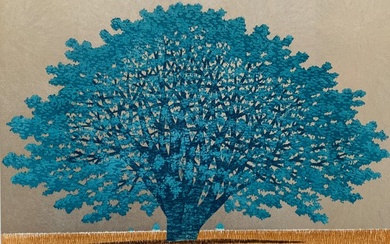 'Tree scene 156B' - Signed and numbered by the artist 32/200 - Hajime Namiki 並木一 (b 1947) - Japan