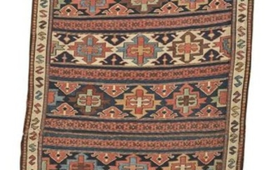 Two Soumac Bagfaces, (sewn together), Caucasus, last