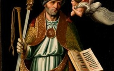 VICENTE MACIP EL VIEJO (1475 / 1545) "St. Ambrose", ca.