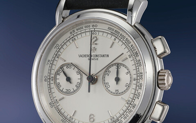 Vacheron Constantin, Ref. 47101 An extremely distinguished platinum chronograph wristwatch