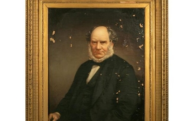 Victorian British Gentleman Portrait Oil Painting