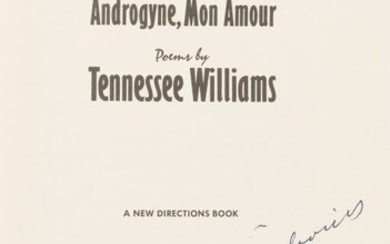 WILLIAMS (Tennessee) (1911-1983) Androgyne,... - Lot 37 - Baron Ribeyre & Associés
