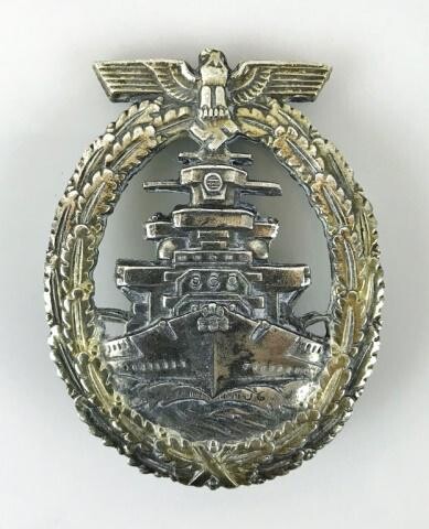WW2 Kriegsmarine High Seas Fleet Badge, Bock