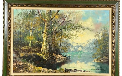 Wagner- Mid 20th Century Landscape Oil Painting