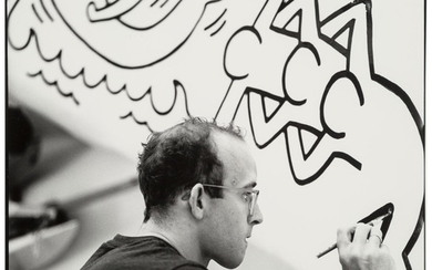 Wouter Deruytter (b. 1967), Keith Haring, Knokke, Belgium (1995)