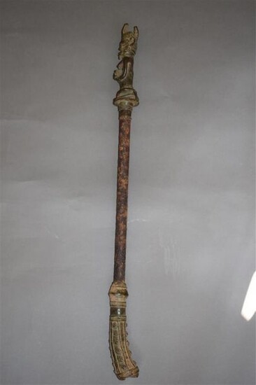 Yoruba Nigeria Wooden Yoruba Sceptre W. 69 cm...