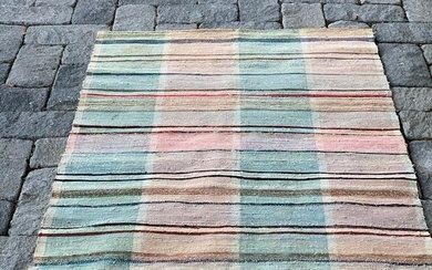 c. 1940 (unused) Quebec Rag Carpet