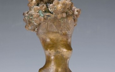 contemporary Bronze sculpture, Torso, female nude with Last...