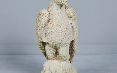 sculpture/figure, eagle, stone.
