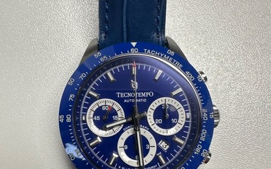 technotempo - Chrono Round" *Designed and Assembled in Italy - No Reserve Price - TT.200RO.PBL - Men - 2011-present