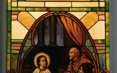 STAINED GLASS CHURCH WINDOW