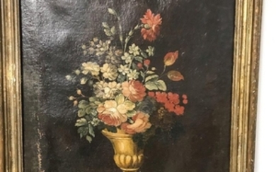 Dutch/Flemish School, 17th Century Style Two Ornate Floral Still Life Paintings