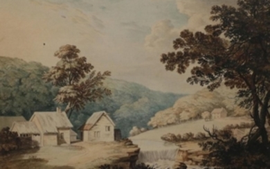 Joseph Halfpenny (1748-1811) View of Sleightholme Dale near Helmsley, Yorkshire...