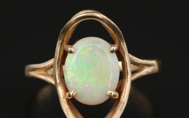 10K Opal Wirework Ring