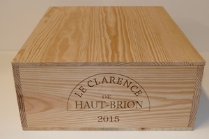 12 Btles Le Clarence de Haut Brion 2015 Graves en …