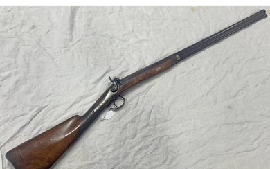 13 BORE PERCUSSION SPORTING GUN SIGNED HOLLAND, WITH 80.5CM ...
