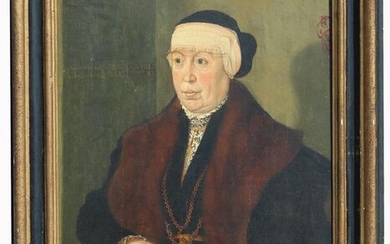15th C. Old Master Portrait of a Woman