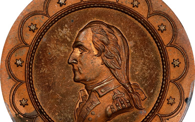 "1777" (ca. 1862) George Hampden Lovett's Headquarters Series Medal. No. 4, Whitemarsh. Second Obverse. Musante GW-491, Baker-194A. Copp...