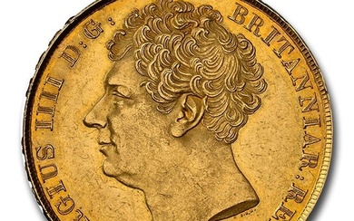 1823 Great Britain Gold Two Pounds
