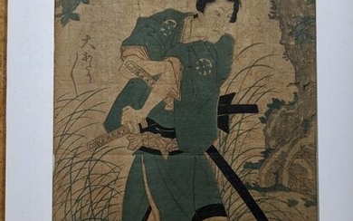 1831 Utagawa Toyokuni I Japanese Woodblock Print