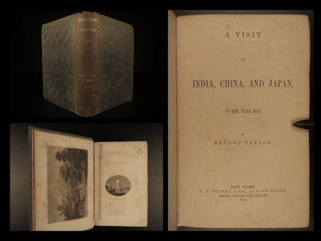 1855 1ed Voyages in India Japan & CHINA Commodore Perry