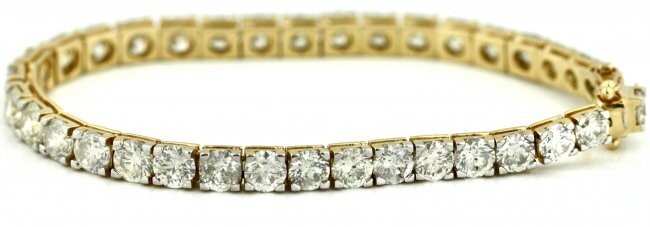 18K Gold Diamond Bracelet