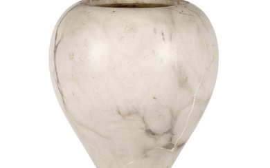 19th C. Alabaster table lamp